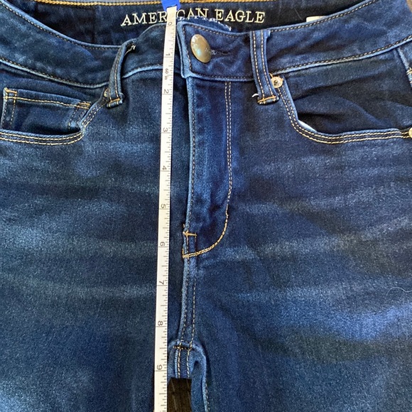 11 American Eagle Outfitters Hi-Rise Skinny Jeans EUC Women’s size 0 Long - Picture 7 of 8